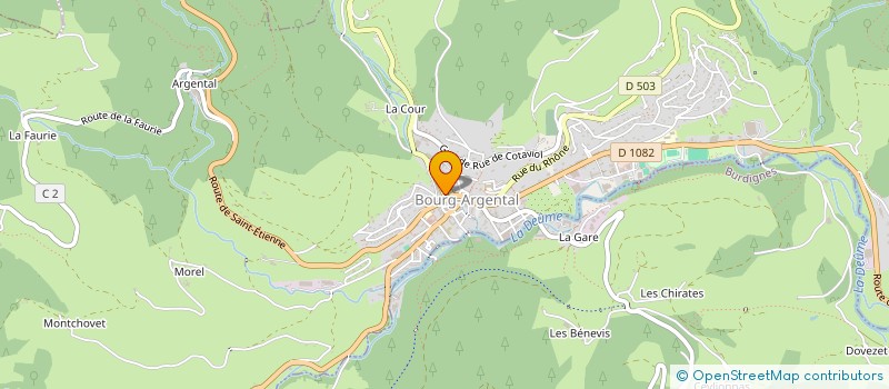 localisation de l'entreprise MONSIEUR PATRICK THIBERVILLE  BOURG-ARGENTAL