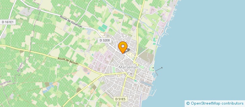 localisation de l'entreprise MONSIEUR PATRICK THIEULE à MARSEILLAN