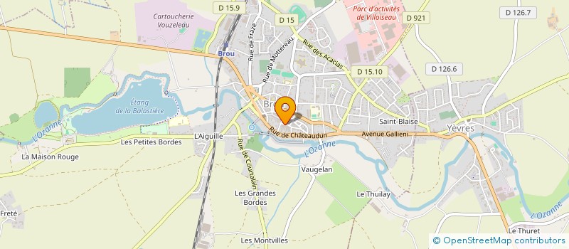 localisation de l'entreprise MONSIEUR PATRICK THIOLLET à BROU