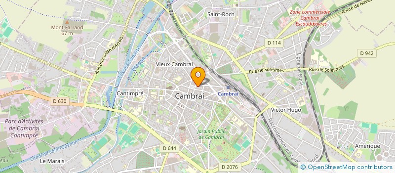 localisation de l'entreprise MONSIEUR PATRICK THIRARD  CAMBRAI