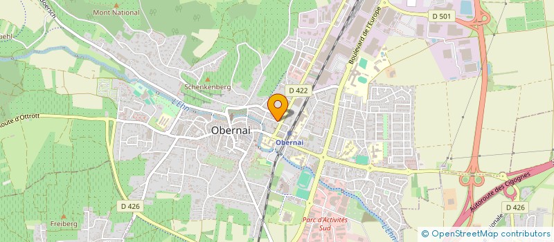 localisation de l'entreprise MONSIEUR PATRICK THIRIAT  OBERNAI