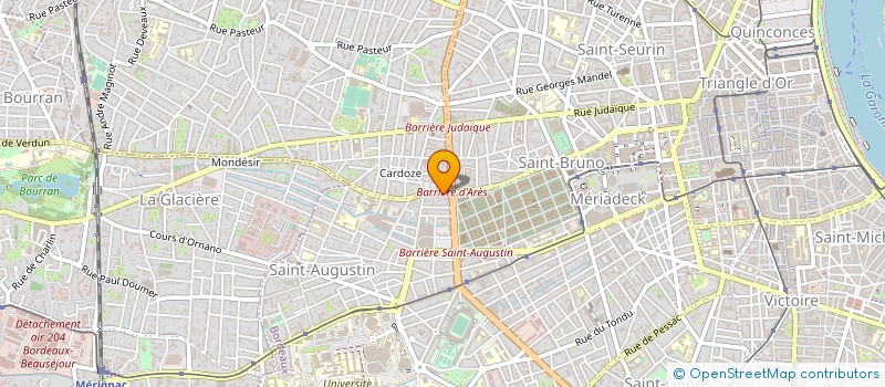 localisation de l'entreprise MONSIEUR PATRICK THOMAS à BORDEAUX