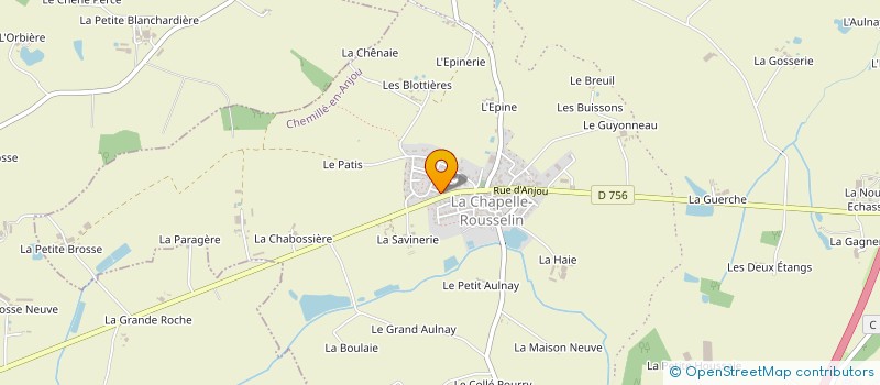 localisation de l'entreprise MONSIEUR PATRICK THOMAS  CHEMILLE-EN-ANJOU