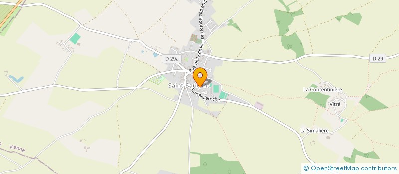 localisation de l'entreprise MONSIEUR PATRICK THONNEAU  SAINT-SAUVANT