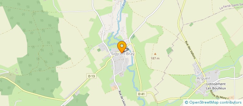 localisation de l'entreprise MONSIEUR PATRICK THOREL  SIGY-EN-BRAY