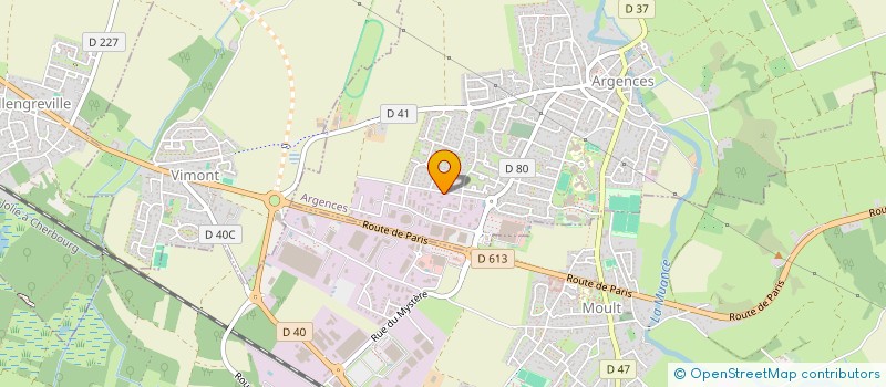 localisation de l'entreprise MONSIEUR PATRICK THUDOR  ARGENCES