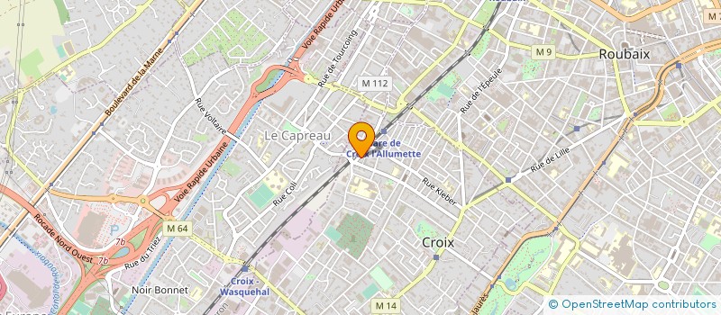 localisation de l'entreprise MONSIEUR PATRICK THUNE à CROIX