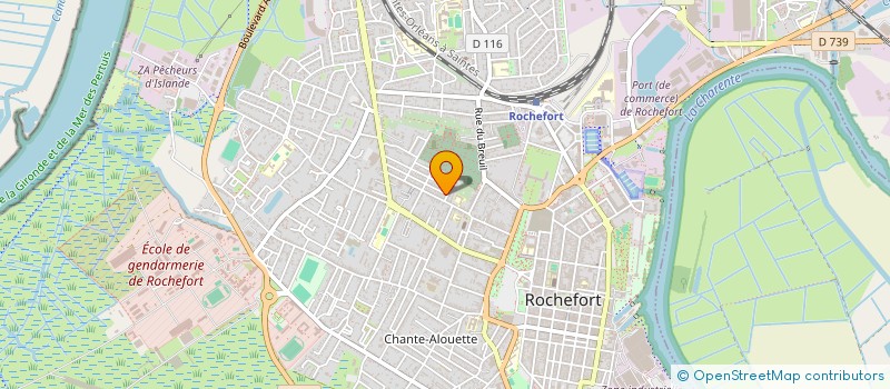 localisation de l'entreprise MONSIEUR PATRICK TILLEAU  ROCHEFORT