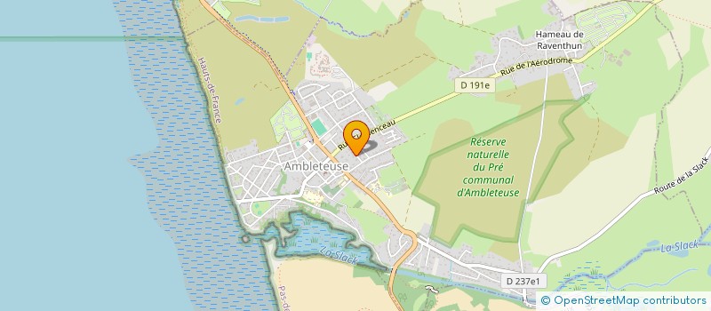 localisation de l'entreprise MONSIEUR PATRICK TISSERAND  AMBLETEUSE