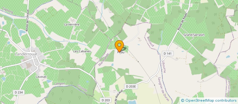 localisation de l'entreprise MONSIEUR PATRICK TODESCO  SAVIGNAC DE DURAS