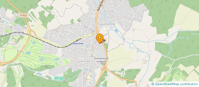 localisation de l'entreprise MONSIEUR PATRICK TODESCO  LUZARCHES