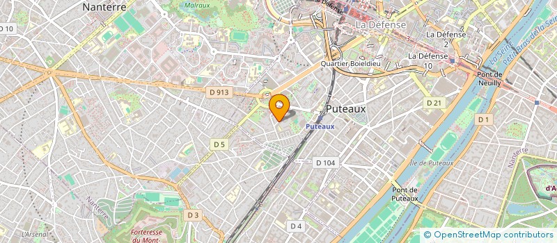 localisation de l'entreprise MONSIEUR PATRICK TOLEDANO  PUTEAUX