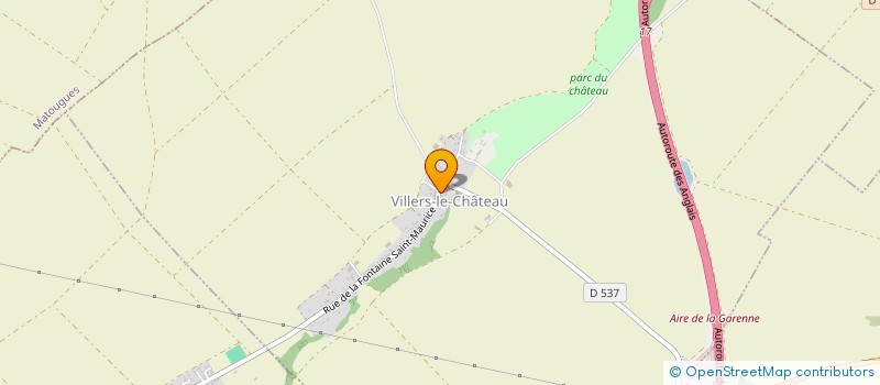 localisation de l'entreprise MONSIEUR PATRICK TOMEI  VILLERS-LE-CHATEAU