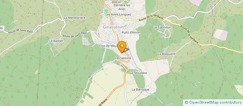 localisation de l'entreprise MONSIEUR PATRICK TORCHEUX à GINASSERVIS