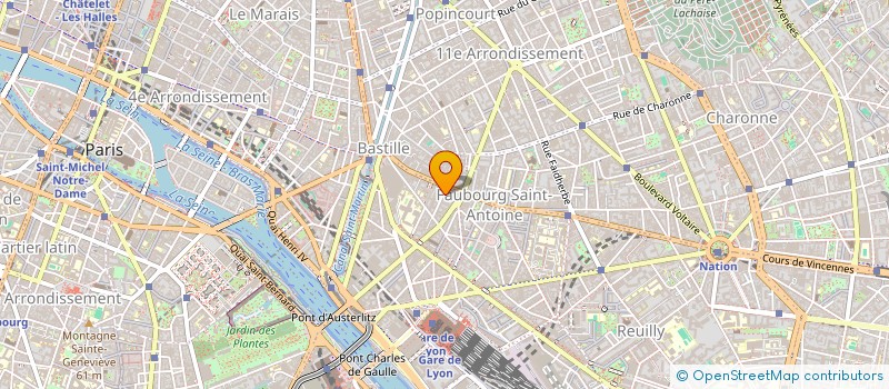 localisation de l'entreprise MONSIEUR PATRICK TOUMARKINE  PARIS