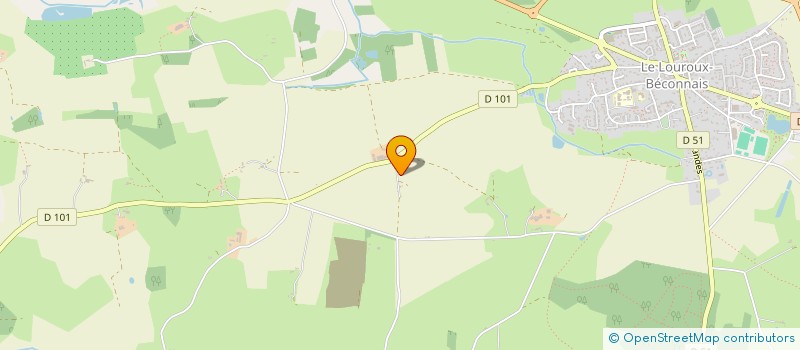 localisation de l'entreprise MONSIEUR PATRICK TOURNEUX  VAL D'ERDRE-AUXENCE