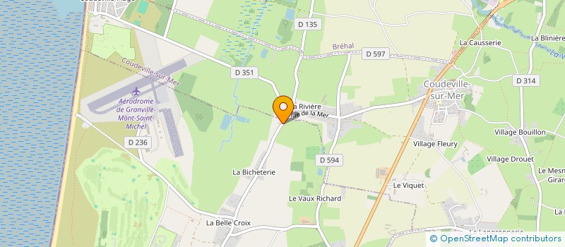 localisation de l'entreprise MONSIEUR PATRICK TOURON à BREVILLE-SUR-MER