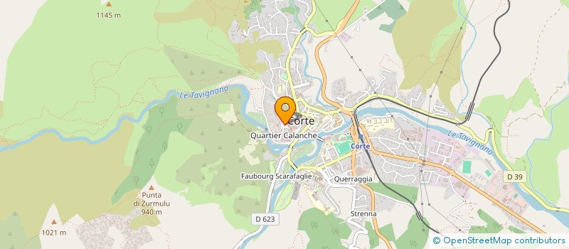 localisation de l'entreprise MONSIEUR PATRICK TOZZI à CORTE