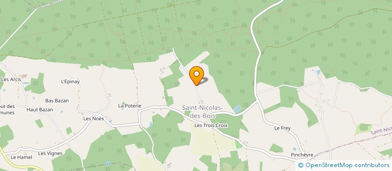 localisation de l'entreprise MONSIEUR PATRICK TRANCHANT à SAINT-NICOLAS-DES-BOIS