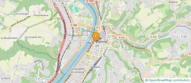 localisation de l'entreprise MONSIEUR PATRICK TRAUTMANN  VIENNE