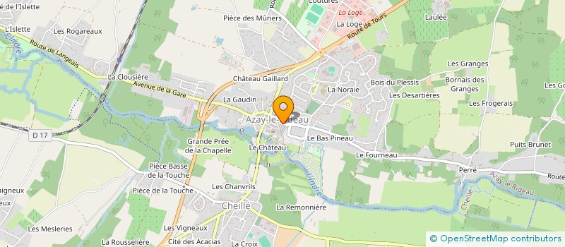 localisation de l'entreprise MONSIEUR PATRICK TREGOUET à AZAY-LE-RIDEAU