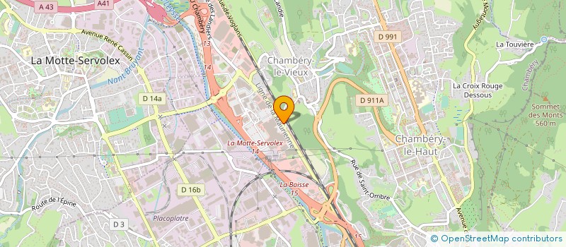 localisation de l'entreprise MONSIEUR PATRICK TREPAGNY à CHAMBERY