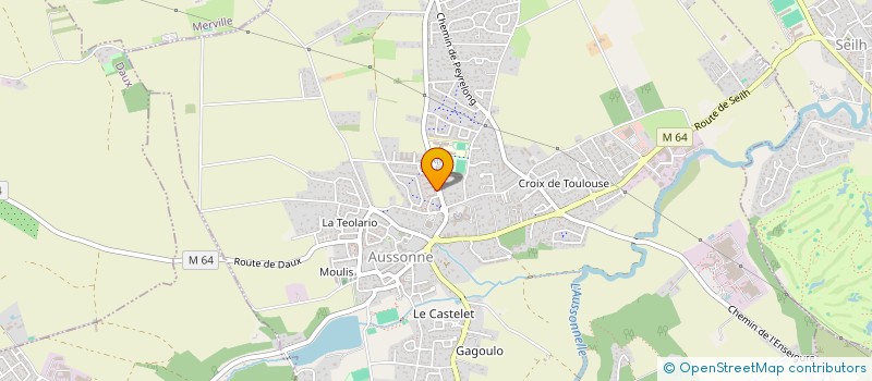 localisation de l'entreprise MONSIEUR PATRICK TREVISIOL  AUSSONNE