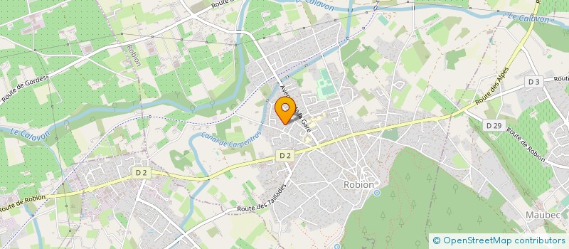 localisation de l'entreprise MONSIEUR PATRICK TRIGUEROS  ROBION