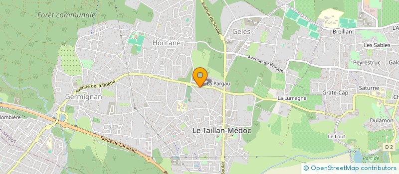 localisation de l'entreprise MONSIEUR PATRICK TROADEC  LE TAILLAN-MEDOC