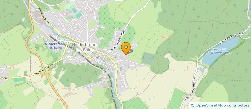 localisation de l'entreprise MONSIEUR PATRICK TROCHY  NIEDERBRONN-LES-BAINS