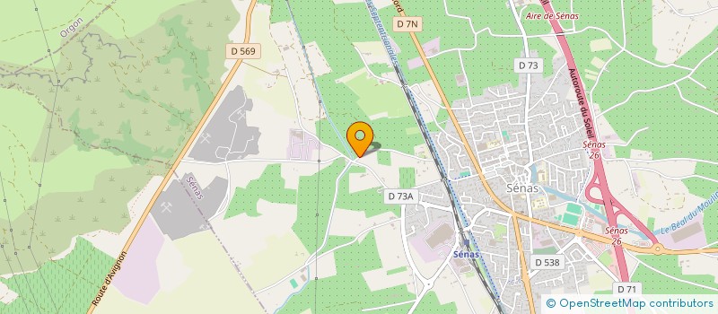 localisation de l'entreprise MONSIEUR PATRICK TROTOBAS  SENAS