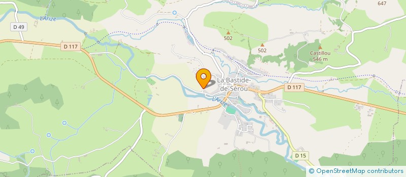 localisation de l'entreprise MONSIEUR PATRICK TROTZIER à LA BASTIDE-DE-SEROU