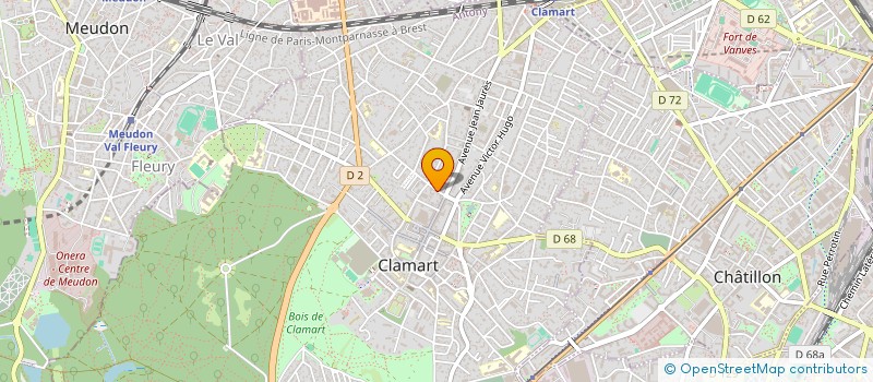 localisation de l'entreprise MONSIEUR PATRICK TROUVE à CLAMART