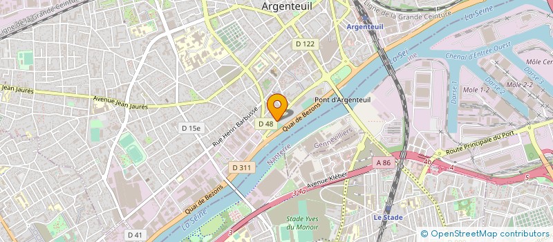 localisation de l'entreprise MONSIEUR PATRICK TRUBEN  ARGENTEUIL