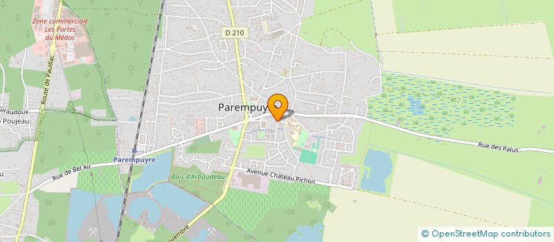 localisation de l'entreprise MONSIEUR PATRICK TRUILHE  PAREMPUYRE