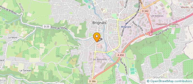 localisation de l'entreprise MONSIEUR PATRICK TUBIANA  BRIGNAIS