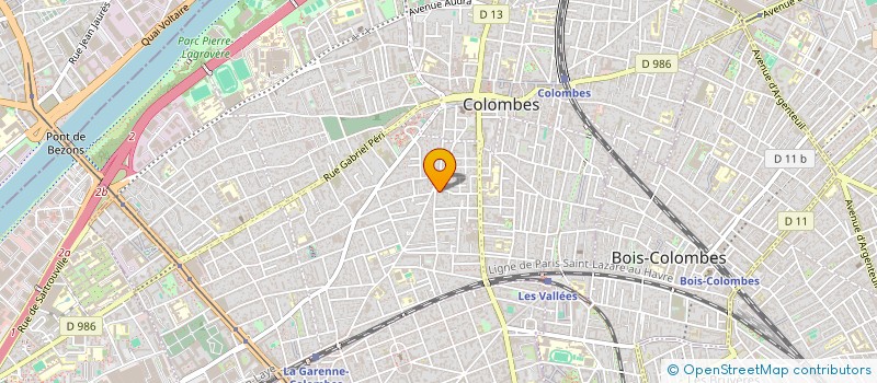 localisation de l'entreprise MONSIEUR PATRICK TUCHAIS à COLOMBES
