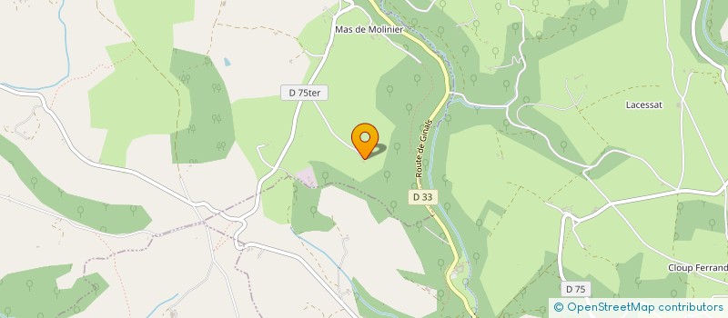 localisation de l'entreprise MONSIEUR PATRICK TUFFAL  CAYLUS