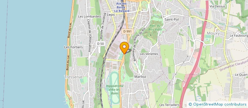 localisation de l'entreprise MONSIEUR PATRICK TULOUP  AIX-LES-BAINS