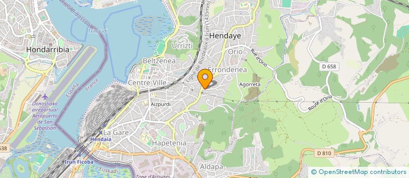 localisation de l'entreprise MONSIEUR PATRICK URQUIA à HENDAYE