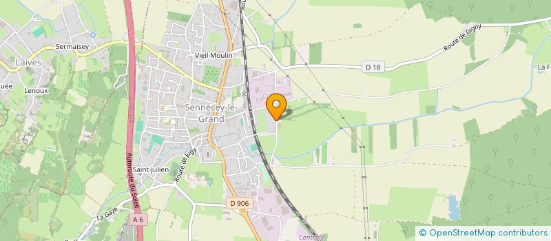 localisation de l'entreprise MONSIEUR PATRICK VACHEY  MARNAY