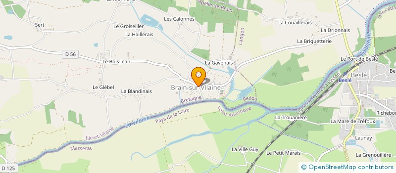 localisation de l'entreprise MONSIEUR PATRICK VAILLANT  LA CHAPELLE-DE-BRAIN