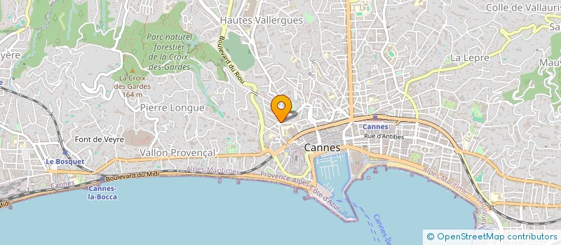 localisation de l'entreprise MONSIEUR PATRICK VALENTIN à CANNES