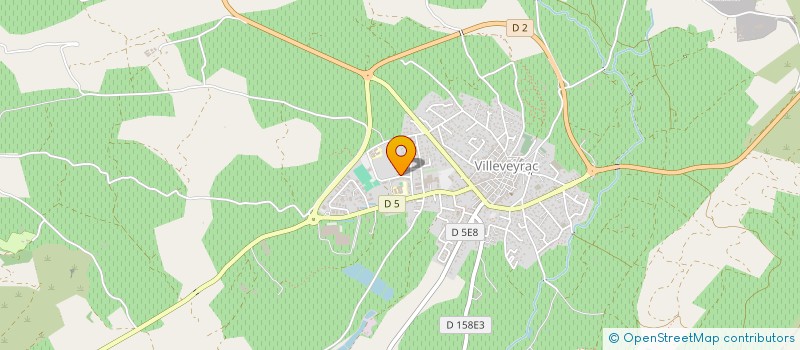 localisation de l'entreprise MONSIEUR PATRICK VALETTE  VILLEVEYRAC