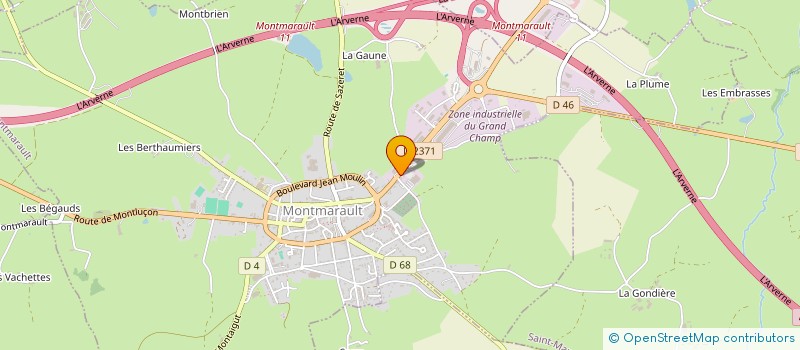 localisation de l'entreprise MONSIEUR PATRICK VALIGNAT à MONTMARAULT