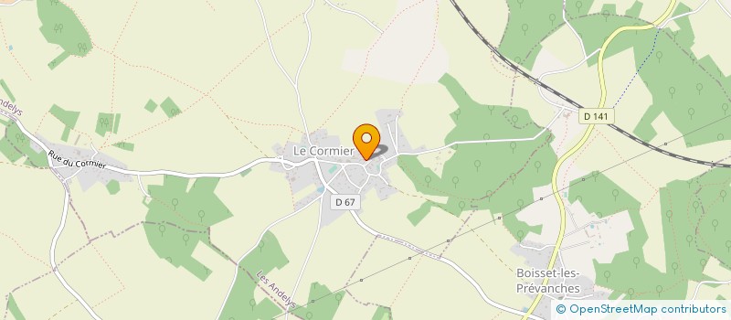 localisation de l'entreprise MONSIEUR PATRICK VALLEE  LE CORMIER