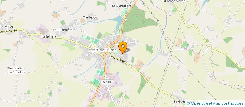 localisation de l'entreprise MONSIEUR PATRICK VALLEE à ATHIS-VAL DE ROUVRE