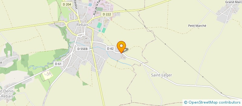 localisation de l'entreprise MONSIEUR PATRICK VALLEE  REBAIS