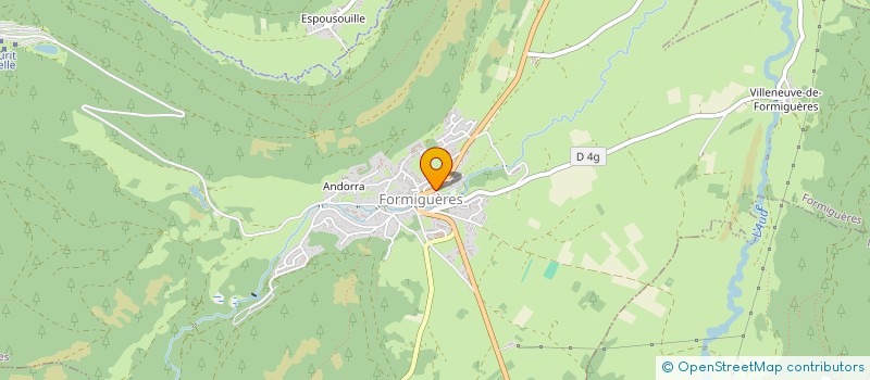 localisation de l'entreprise MONSIEUR PATRICK VALLERY  FORMIGUERES