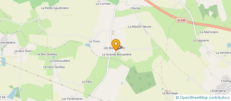 localisation de l'entreprise MONSIEUR PATRICK VALLET à SEVREMOINE